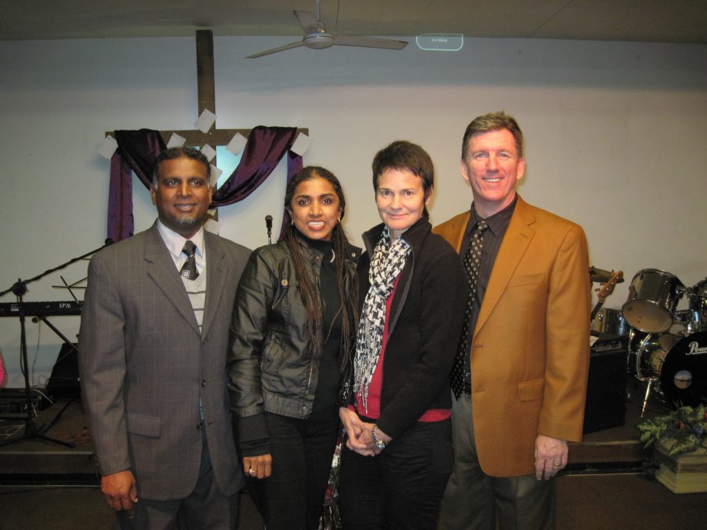 Dennis John, Eunice John, Roanne, and Jerry