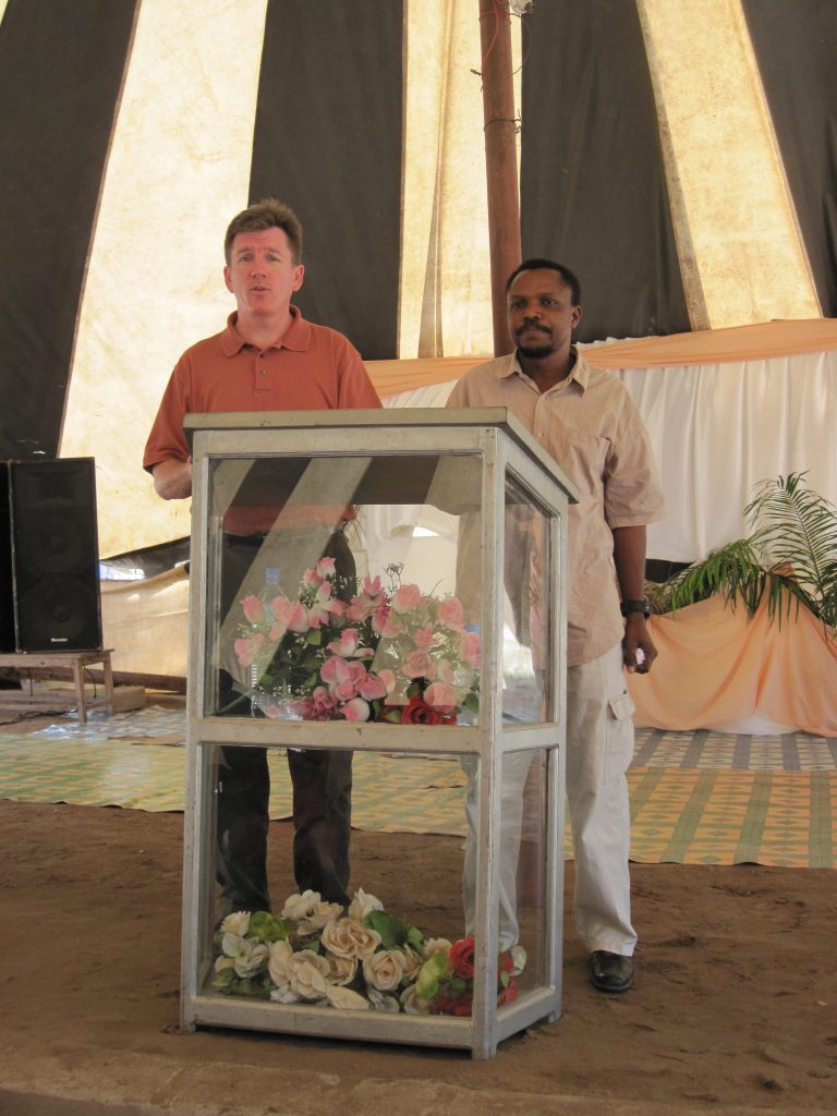 Jerry and Pastor George Makala in Tanzania