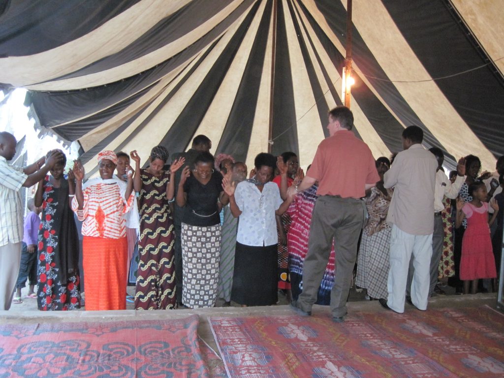 Tent Meeting in Tanzania