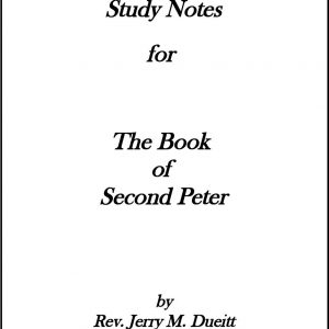 Study Notes for The Book of Second Peter