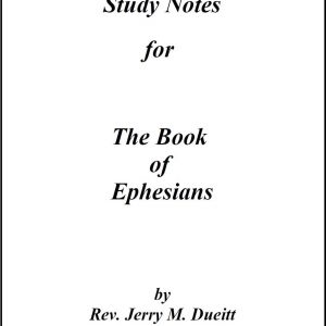 Study Notes for The Book of Ephesians